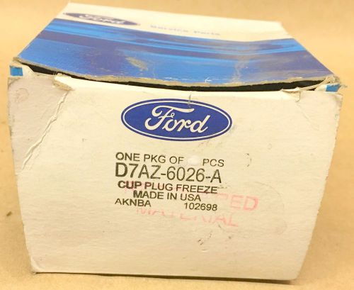 New ford freeze/expansion/engine plug d7az-6026-a (2) pieces