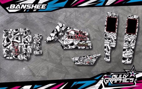 Yfz yamaha banshee full graphics kit [545] metal mulisha