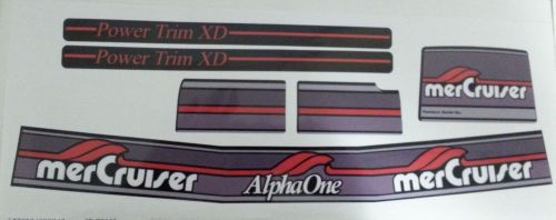 Mercruiser the new 2016 alpha two gen 2 decals w/red rams sticker set