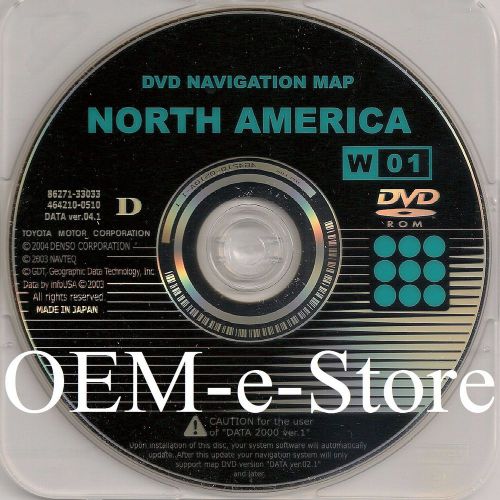 2002 2003 2004 toyota 4runner sienna lexus gx470 navigation dvd map u.s canada