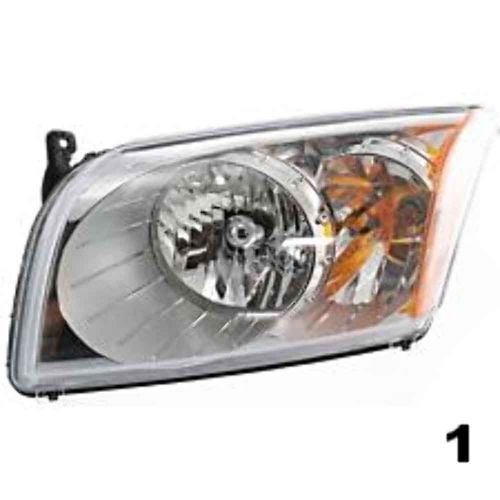 07-12 dodge caliber left driver headlamp assembly