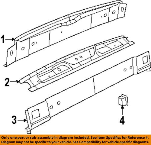 Mopar oem 5109152ac rear body-rear body reinforcement sleeve