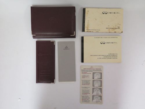 1999 infiniti q45 owners manual book