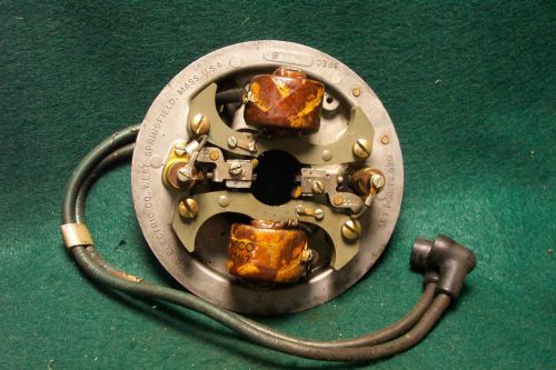 Scott atwater outboard motor  - magneto assembly with coils - 1956 - 5 hp  coils
