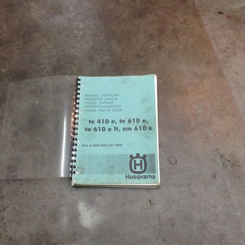 Husqvarna factory work shop manual