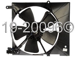 Brand new radiator or condenser cooling fan assembly fits chevy aveo