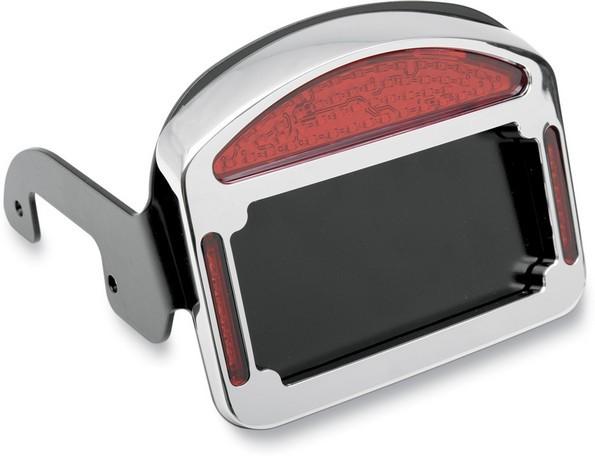 Cycle visions eliminator led taillight / license plate chrome flh 00-10