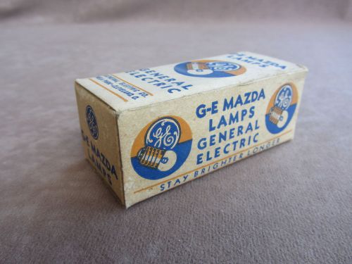 Ge mazda miniature lamps no. 41 radio panel dial indicator bulbs 2.5v box of 10