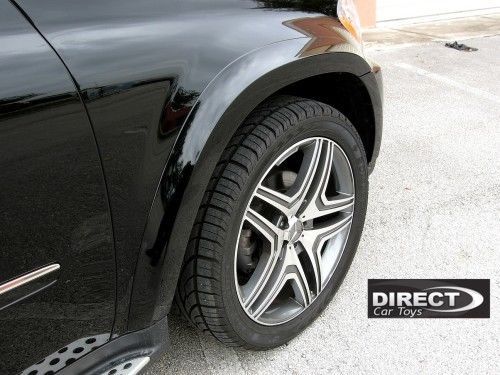 2007-2012 mercedes gl factory style 8pc fender flare set (painted)