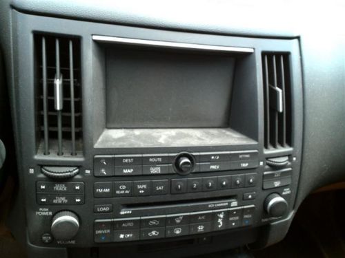 04 2004 infiniti fx45 am fm cassette cd player radio bose