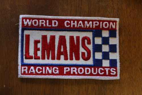 Vintage lemans racing products hat jacket vest uniform sew on patch-new-