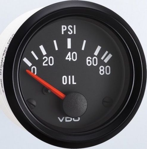 Vdo 350-040 oil pressure 80 psi - cockpit