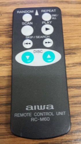 Aiwa stereo remote control, aiwa rc-m60 remote