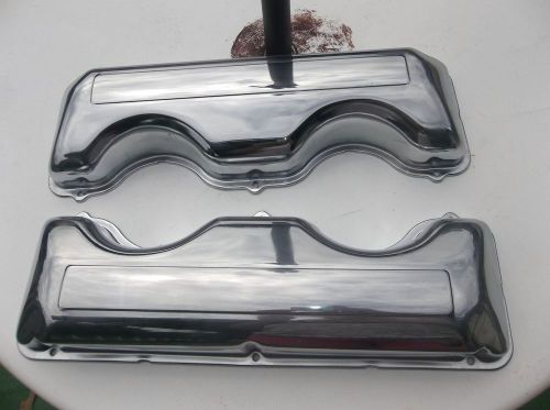 1958 - 64 chevy - 348 chrome valve covers, super nice set..