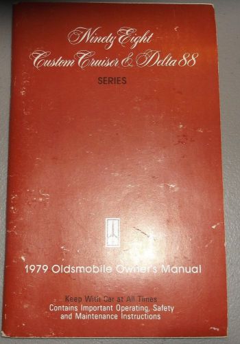 1979 oldsmobile ninety eight custom cruiser delta 88 owners manual