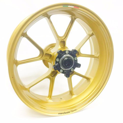 Marchesini magnesium motorcycle rim rear - 2005-2008 suzuki gsxr 1000 - gold