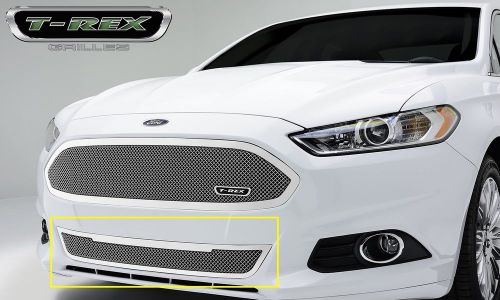 T-rex grilles 55531 upper class series mesh bumper grille fits 13-15 fusion