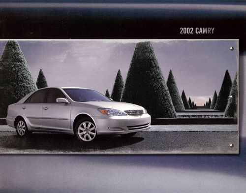 2002 toyota camry factory brochure -camry le-camry se-camry xle