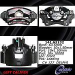 Centric parts 142.62131 front right rebuilt caliper with pad