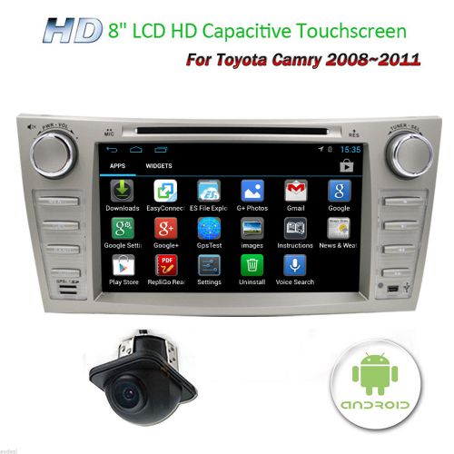 Android 4.4.4 car stereo dvd player gps navi wifi 3g for toyota camry 2007-2011