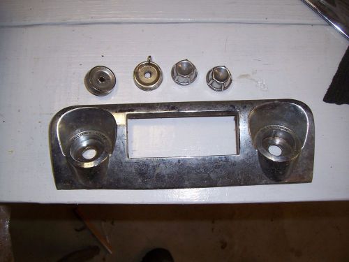 1959 chevy belair radio trim plate w/ knobs impala biscayne elcamino wagon 1960