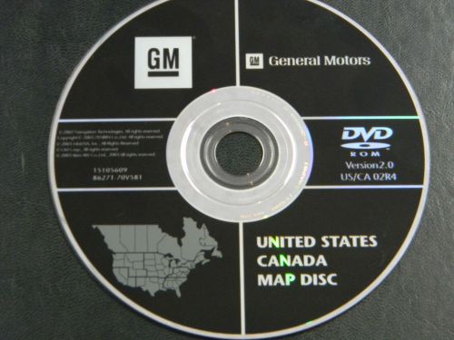 Gm escalade navigation dvd us canada  oem version 2.0 15105609  86271-70v581