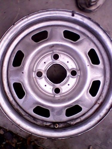 Chevette acadian 1982-1987 steel wheel rim black or silver
