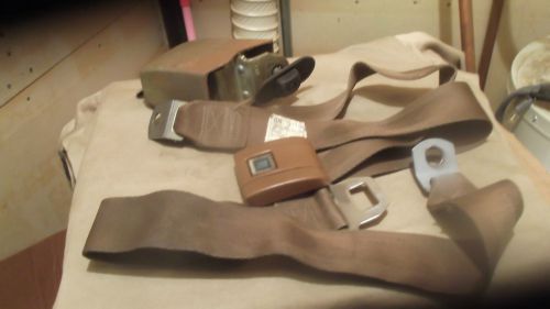 1974 gm irving # sb 692 734 &amp; 734 brown seat belts one side blazer c-10 truck