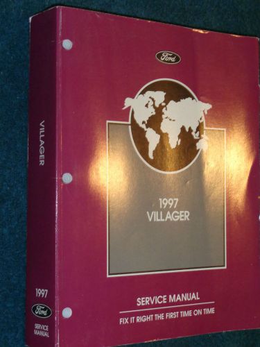 1997 mercury villager shop manual / original service book