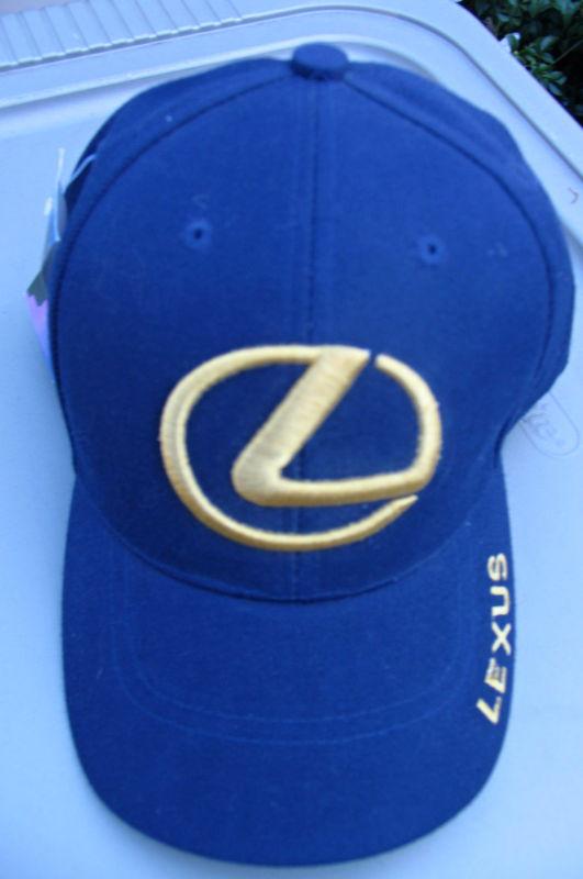 Lexus  hat  embroidered logo  blue  free shipping  one size fits all