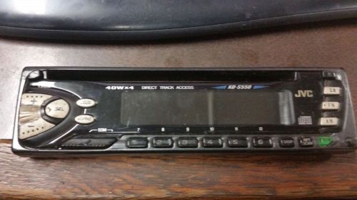 J-v-c radio cd  faceplate only   model kd-s550  untested