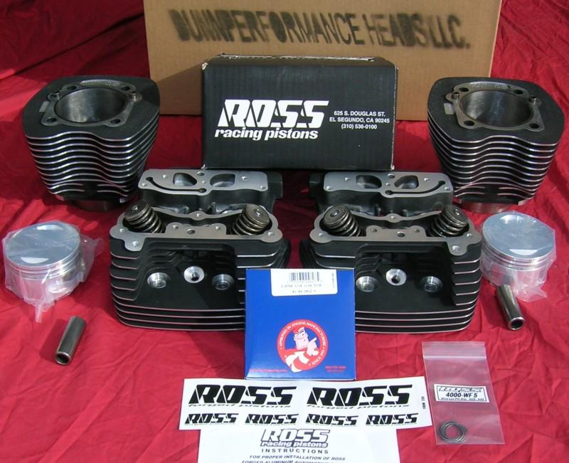 Harley twin cam big bore kit with ported heads 95"  (1999-2005) stock #08282013