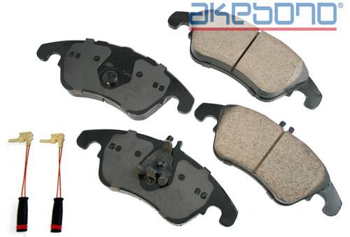 Akebono eur1342 brake pad or shoe, front-euro ultra premium ceramic pads