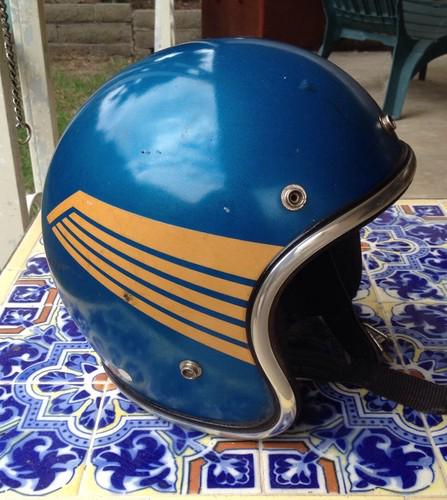 Vintage arthur fulmer af40 wings helmet original motorcycle