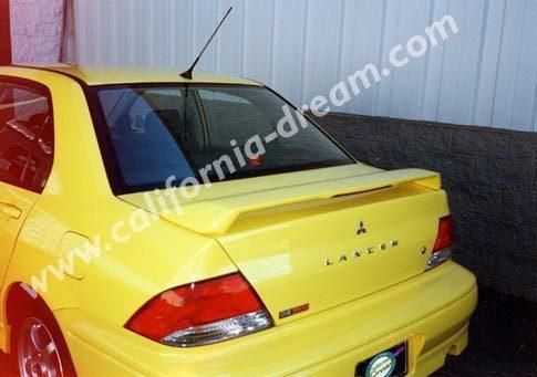 Painted mitsubishi lancer custom style spoiler 2001-2003