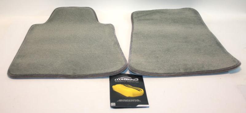 Coverking front custom floormat grand marquis 1995-1997 40oz nylon carpet gray