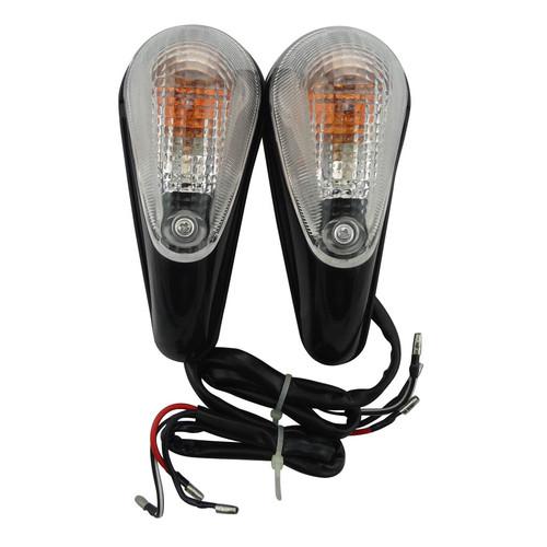 2x motorcycle cruiser bike turn signal indicators light universal raindrop ds