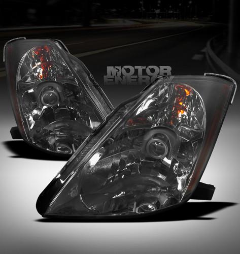 2003 2004 2005 nissan 350z z33 fairlady z jdm smoke projector headlight lamp set