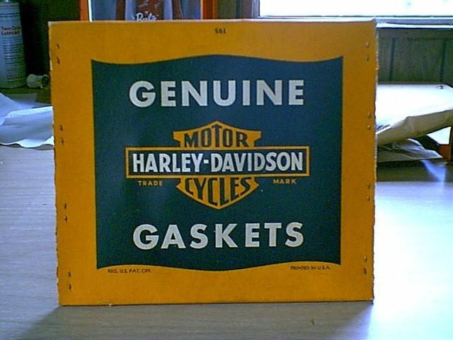 Nos vintage harley davidson knucklehead flathead 45  engine gasket kit 