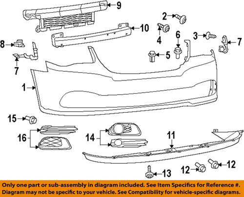 Mopar oem 5113137aa front bumper-bumper cover retainer