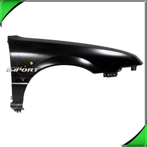 86-89 acura integra right front fender primed black steel replacement primered