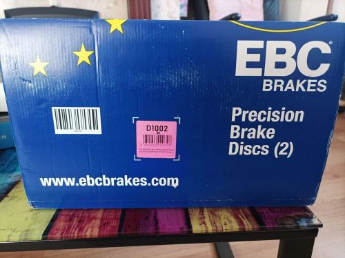 Ebc d1002 bmw front brake discs/rotors (x2), 325 x 53mm