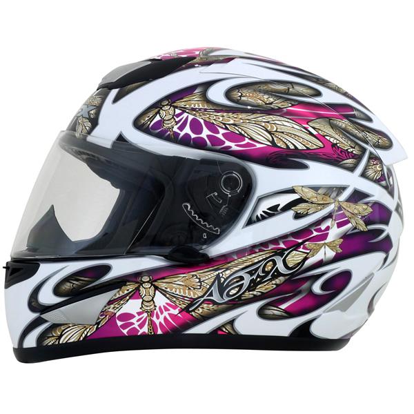 Afx fx-95 dragonfly fuchsia pink full face helmet