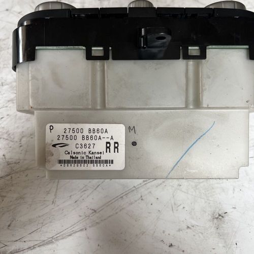 2010 nissan qashqai heater control unit 27500bb60a