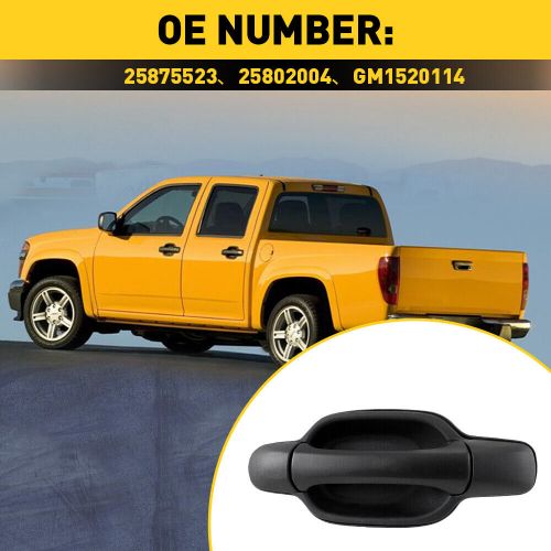 Rear left exterior side door panel handle black forchevrolet colorado 2004-2012