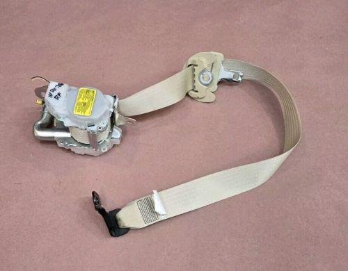 10-12 lexus rx350 rx450h passenger right front seat belt retractor tan oem