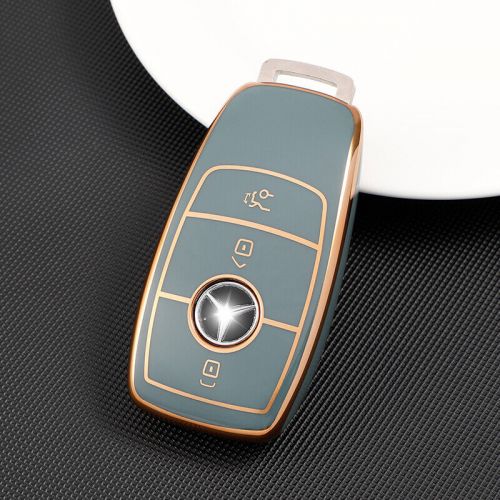 For mercedes key fob cover keychain soft key case for benz cls cla gla amg a c e