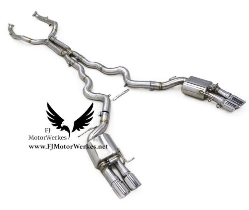 Purchase Bmw M5 Performance Catback Exhaust F10 Midpipe X Pipe Valved ...