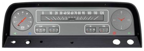 Classic instruments 1964-66 chevrolet truck gauges - gray