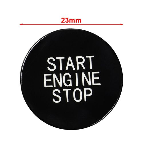 Red car engine start stop button switch cover trim for bmw 3 8 x series